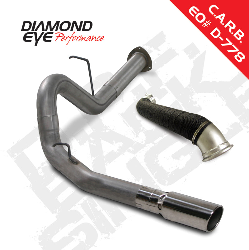 Load image into Gallery viewer, Diamond Eye KIT 4in DPF-BACK Single w/ TDP SS 07.5-10 Chevy/GMC 6.6L Duramax 2500/3500
