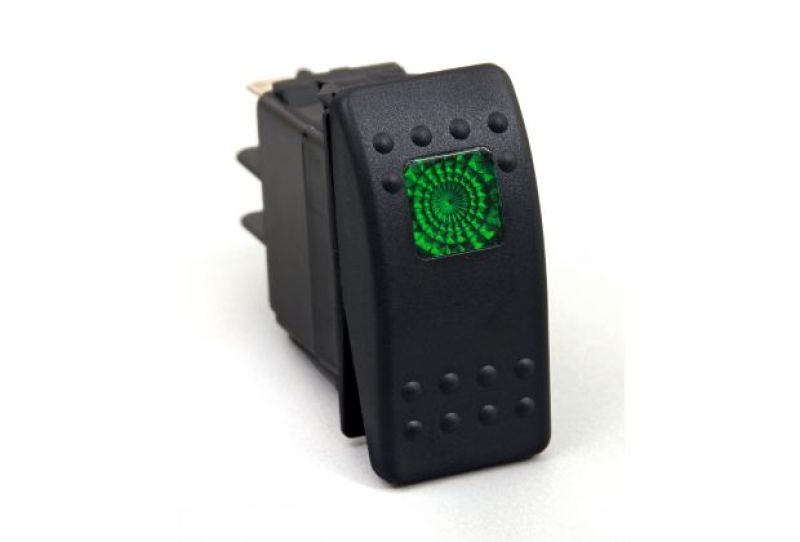 Load image into Gallery viewer, Daystar Rocker Switch Green Light 20 AMP Single Pole
