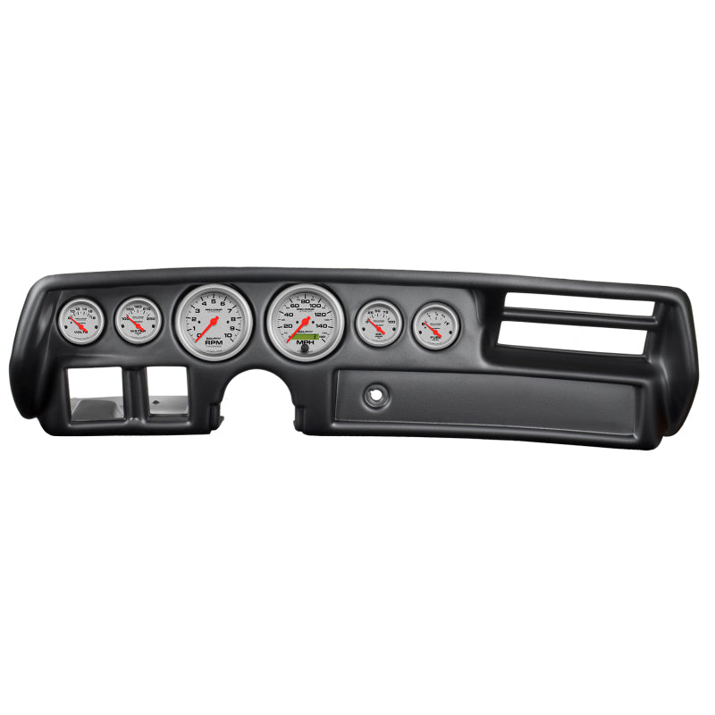 Load image into Gallery viewer, Autometer Ultra-Lite 70-72 Chevelle/ El Camino/ Malibu Dash Kit 6pc Tach/ MPH/ Fuel/ Oil/ WTMP/ Volt
