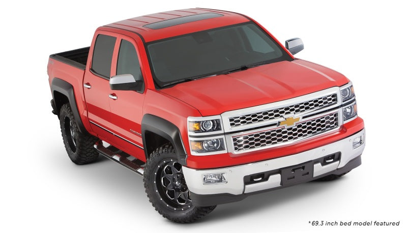 Load image into Gallery viewer, Bushwacker 15-18 Chevy Silverado 2500 HD Fleetside Extend-A-Fender Style Flares 4pc - Black
