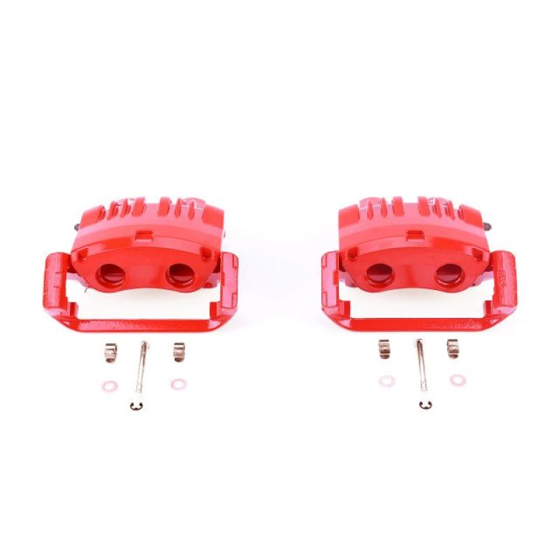 Load image into Gallery viewer, Power Stop 99-01 Ford Mustang Front Red Calipers w/Brackets - Pair
