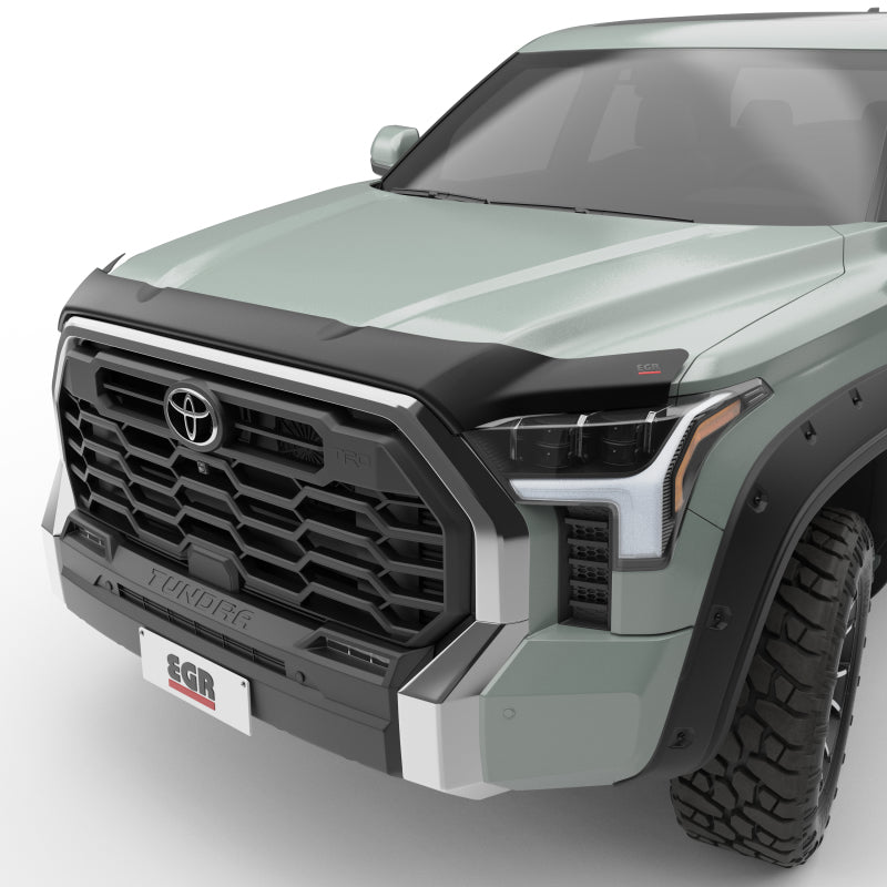 Load image into Gallery viewer, EGR 22-23 Toyota Tundra Superguard Hood Shield - Matte Black
