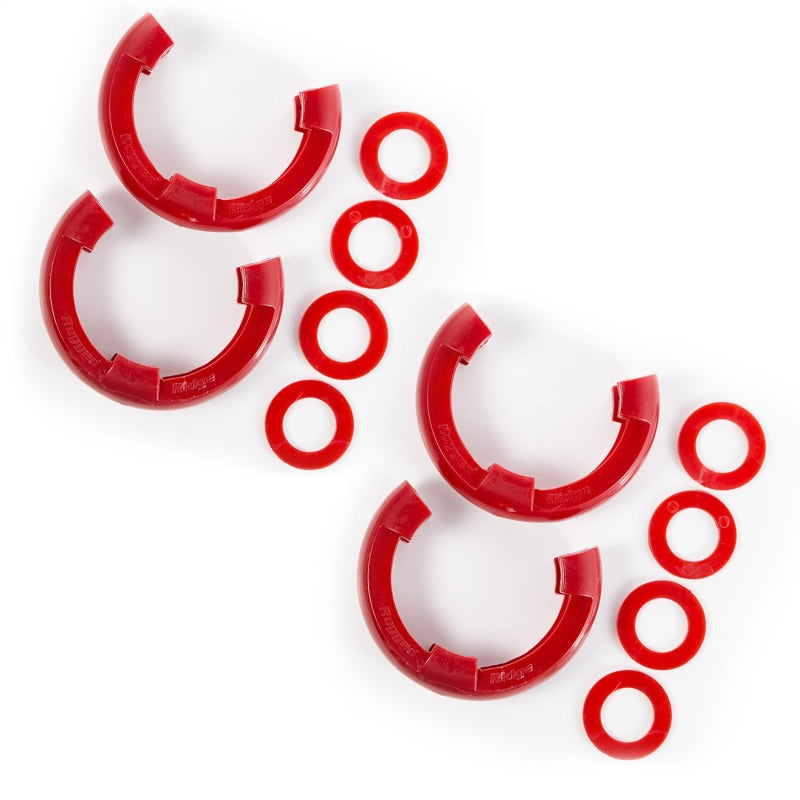 Load image into Gallery viewer, Rugged Ridge 3/4in Red D-Ring Isolator Kit
