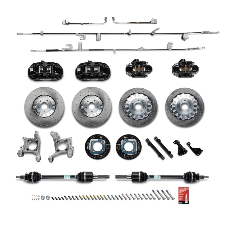 Load image into Gallery viewer, Ford Racing 15-21 Mustang GT/ 2.3L EcoBoost GT350R Brake Upgrade Kit - Black
