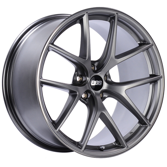 BBS CI-R 20x10.5 5x120 ET35 Platinum Silver Polished Rim Protector Wheel -82mm PFS/Clip Required