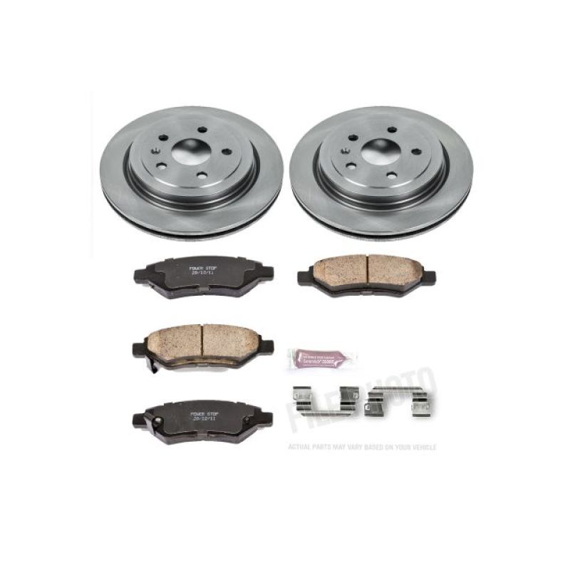 Load image into Gallery viewer, Power Stop 08-14 Cadillac CTS Rear Autospecialty Brake Kit

