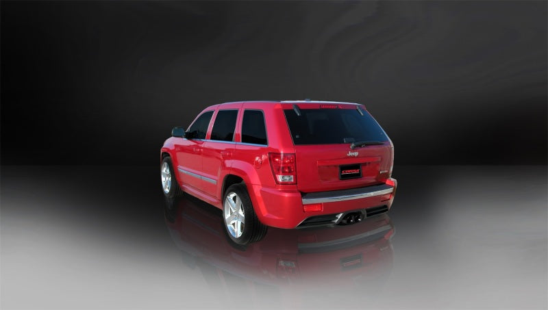 Load image into Gallery viewer, Corsa 2006-2010 Jeep Grand Cherokee 6.1L SRT-8 V8 Black Sport Cat-Back Exhaust
