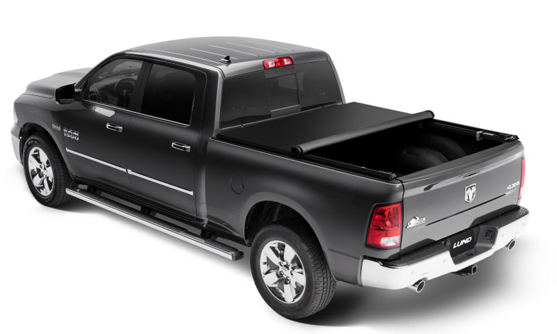 Load image into Gallery viewer, Lund 02-17 Dodge Ram 1500 (6.5ft. Bed) Genesis Elite Roll Up Tonneau Cover - Black
