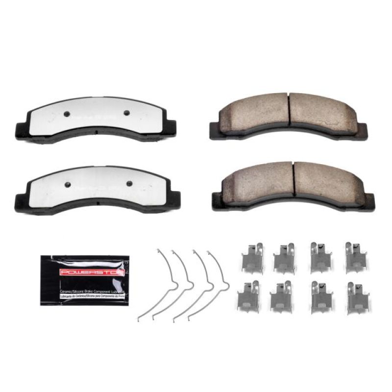 Load image into Gallery viewer, Power Stop 00-05 Ford Excursion Front Z36 Truck &amp; Tow Brake Pads w/Hardware
