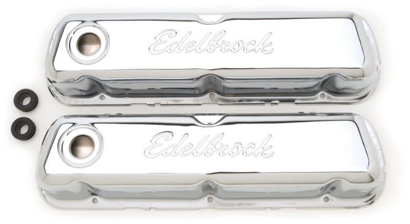 Load image into Gallery viewer, Edelbrock Valve Cover Signature Series Ford 260-289-302-351W CI V8 Chrome
