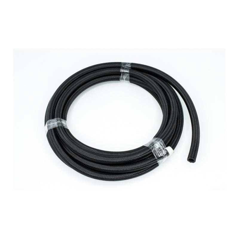 Load image into Gallery viewer, DeatschWerks 8AN Black Nylon Braided CPE Hose 20 Feet
