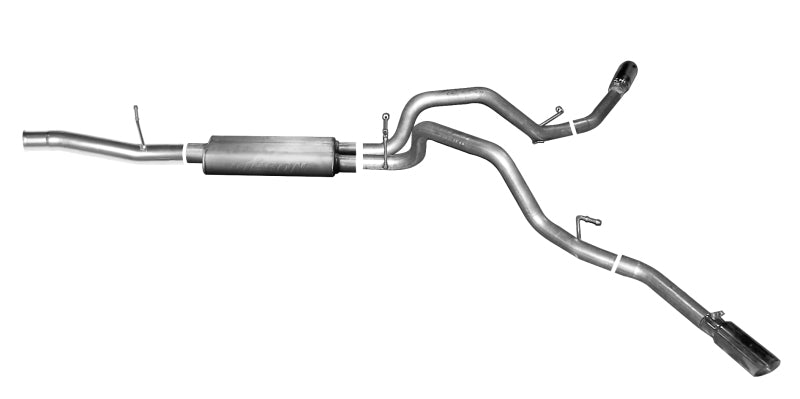 Load image into Gallery viewer, Gibson 14-18 GMC Sierra 1500 Denali 6.2L 3.5in/2.25in Cat-Back Dual Extreme Exhaust - Stainless
