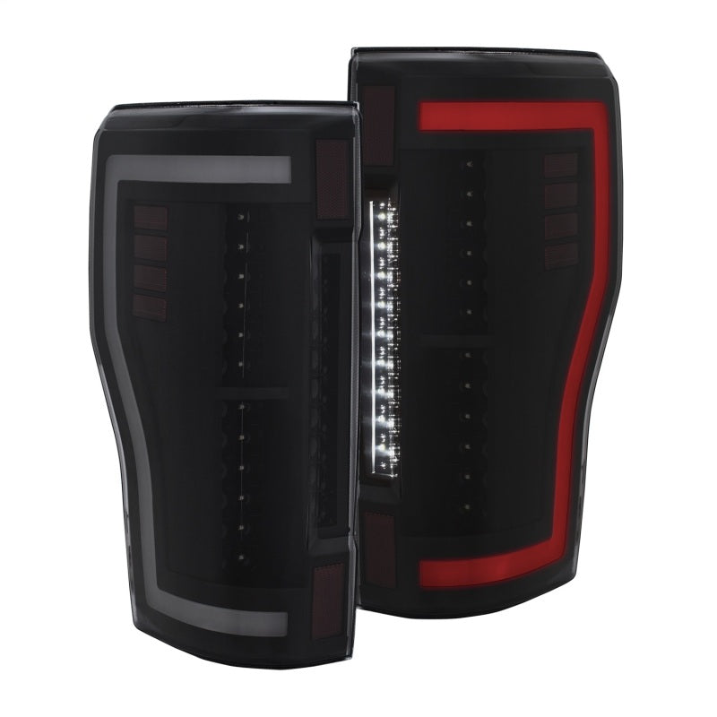 Load image into Gallery viewer, ANZO 2017+ Ford F-250 LED Taillights - Black/Smoke
