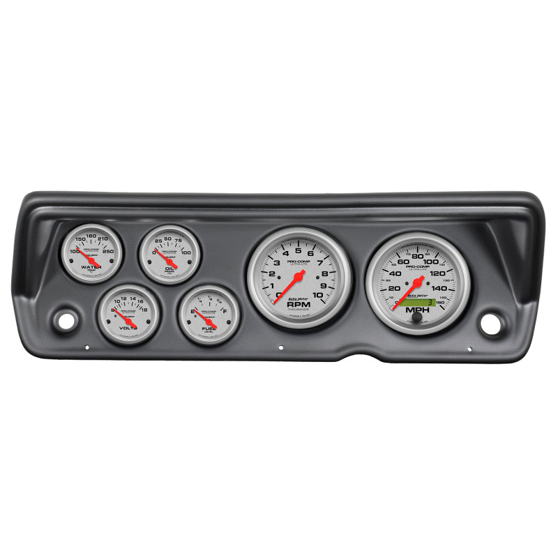 Load image into Gallery viewer, Autometer Ultra-Lite 70-76 Duster/ Demon/ Dart Dash Kit 6pc Tach / MPH / Fuel / Oil / WTMP / Volt
