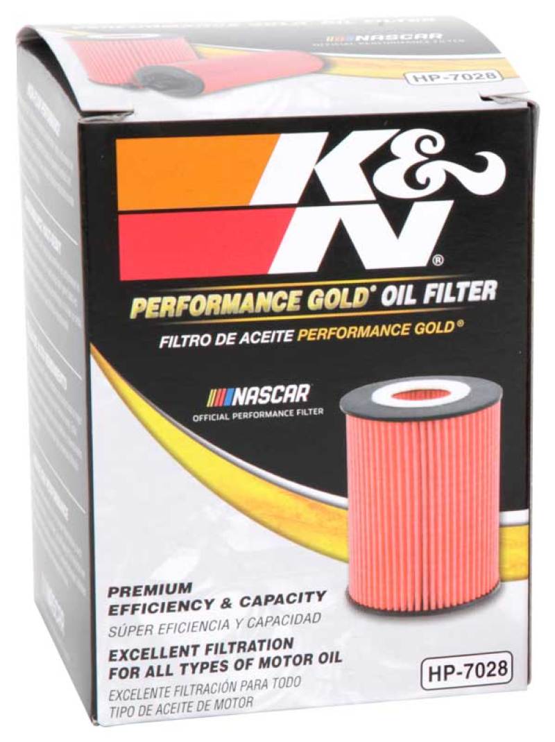 Load image into Gallery viewer, K&amp;N Performance Oil Filter for 2010+ Mercedes Benz GLE350D 3.0L V6 DSL 2.75in OD x 3.625in H
