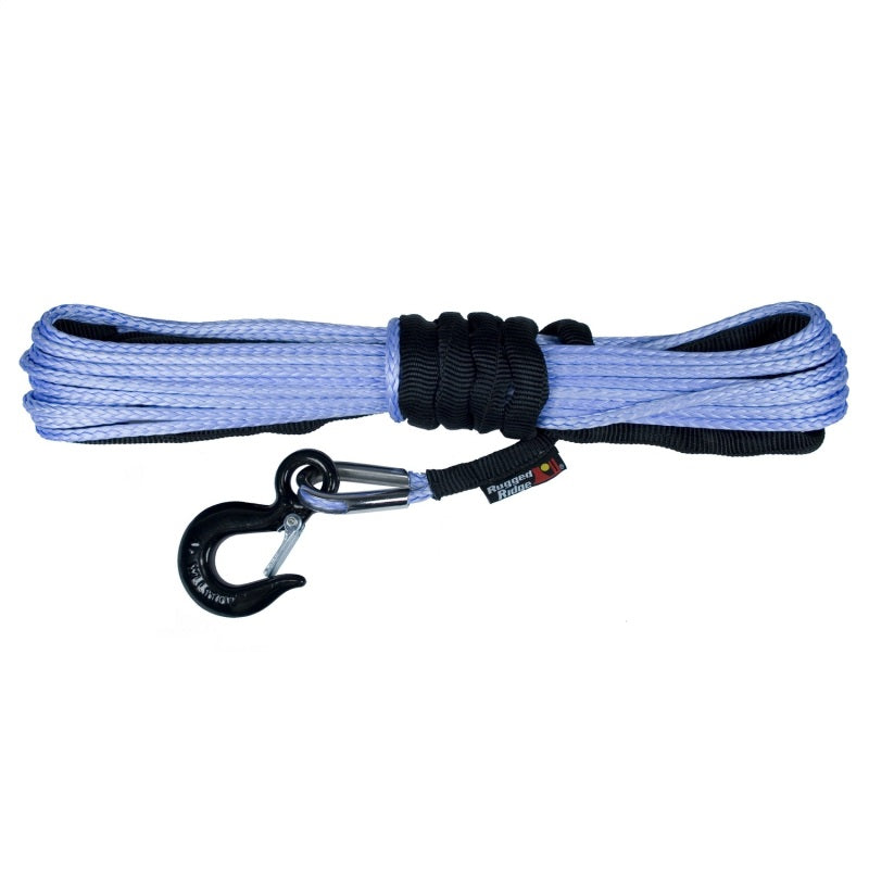 Load image into Gallery viewer, Rugged Ridge Synthetic Winch Line Blue 1/4in X 50 feet
