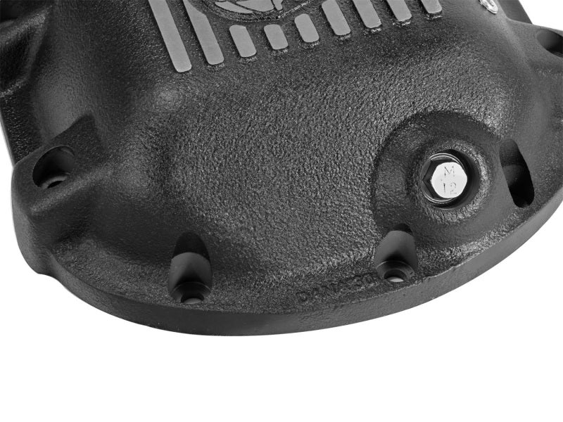 Load image into Gallery viewer, aFe Power Differential Cover Machined Fins 97-15 Jeep Dana 30 w/ 75W-90 Gear Oil 2 QT
