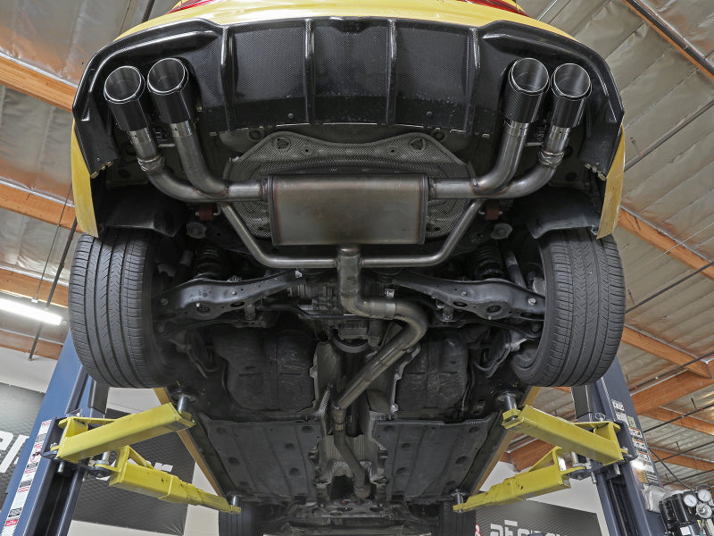 Load image into Gallery viewer, aFe MACHForce XP 3in-2.5in 304SS Exhaust Cat-Back 15-20 Audi S3 L4-2.0L (t) - Black Tips
