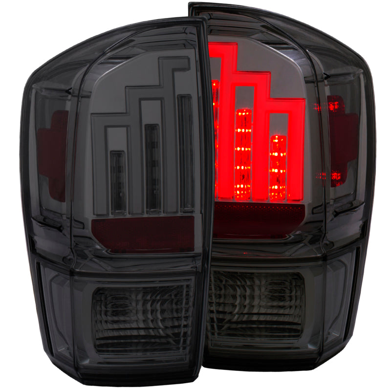 Load image into Gallery viewer, ANZO 2016-2017 Toyota Tacoma LED Taillights Smoke
