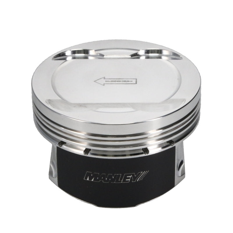 Load image into Gallery viewer, Manley Ford 3.7L Cyclone 3.780in Bore -5.0cc Dish  (9.5:1 Comp) Coated Piston Set
