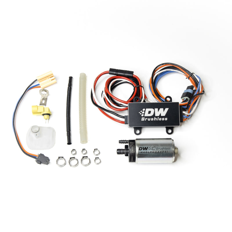 Load image into Gallery viewer, DeatschWerks DW440 440lph Brushless Fuel Pump Single/Dual Controller &amp; Install 15+ Ford Mustang GT
