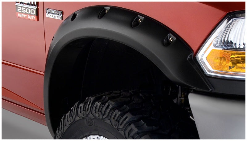 Load image into Gallery viewer, Bushwacker 10-18 Dodge Ram 2500 Pocket Style Flares 2pc - Black
