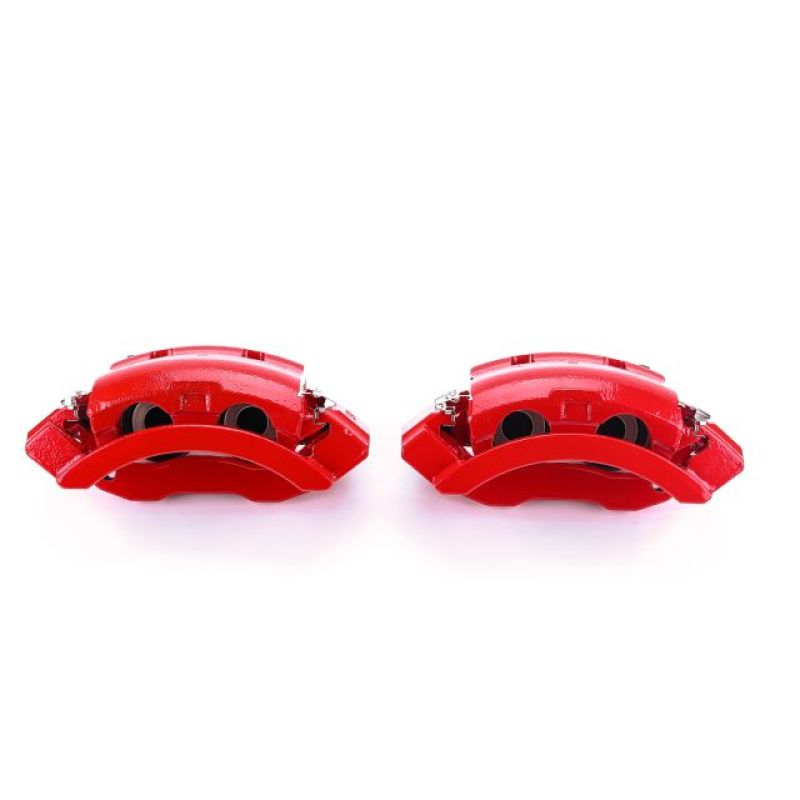 Load image into Gallery viewer, Power Stop 2007 Ford E-150 Rear Red Calipers w/Brackets - Pair
