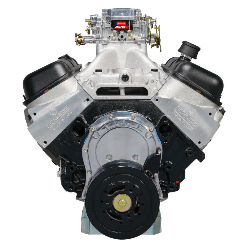 Load image into Gallery viewer, Edelbrock Crate Engine Edelbrock/Pat Musi 555 RPM XT BBC 675 HP Stock Exhaust Port Location
