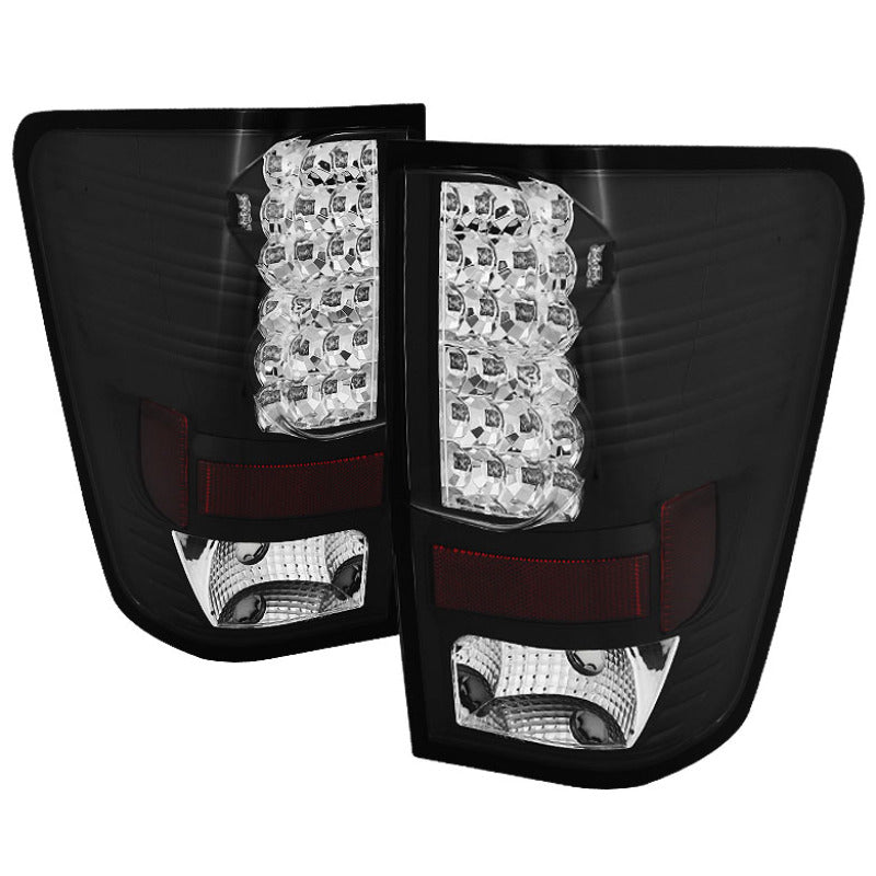 Load image into Gallery viewer, Spyder Nissan Titan 04-14 LED Tail Lights Black ALT-YD-NTI04-LED-BK
