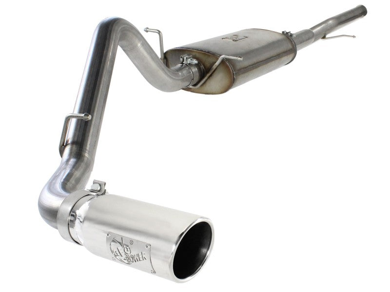 Load image into Gallery viewer, aFe MACHForce XP Exh CB, Stainless steel GM Silverado/Sierra 1500 2014 V*-5.3/6.2L Polished tip
