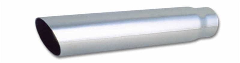 Load image into Gallery viewer, Vibrant 3in Round SS Truck/SUV Exhaust Tip (Single Wall Angle Cut) - 2.5in inlet 18in long
