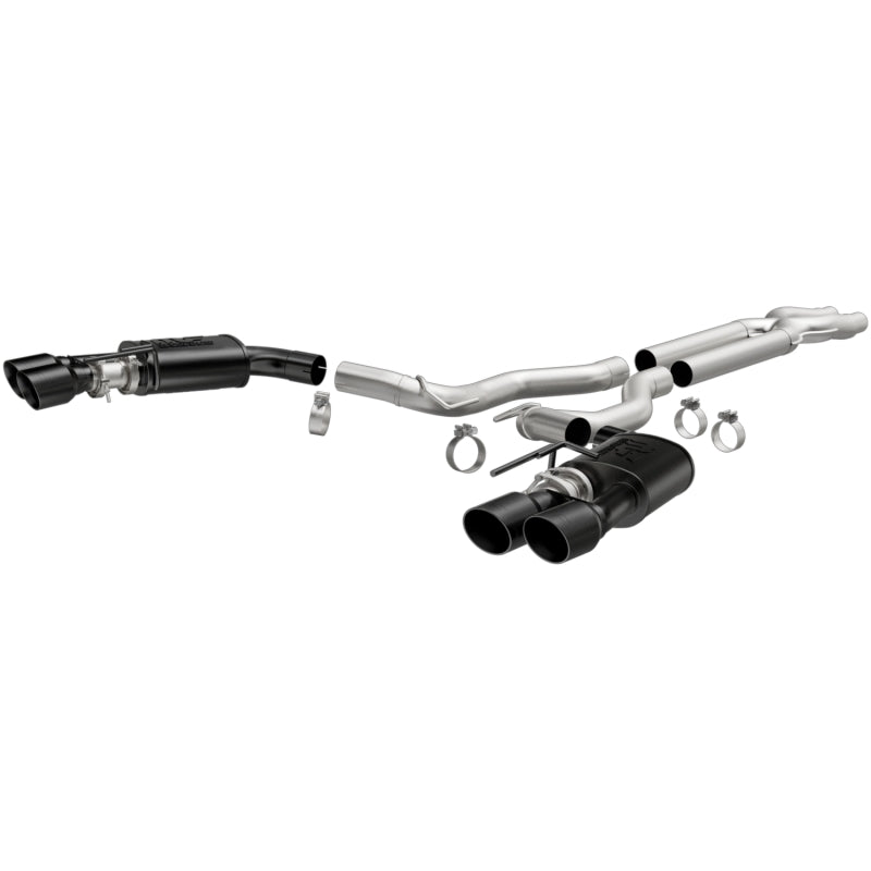 Load image into Gallery viewer, MagnaFlow SYS Cat-Back 2018 Ford Mustang GT 5.0L Competition Dual Exit Black 4in Tips
