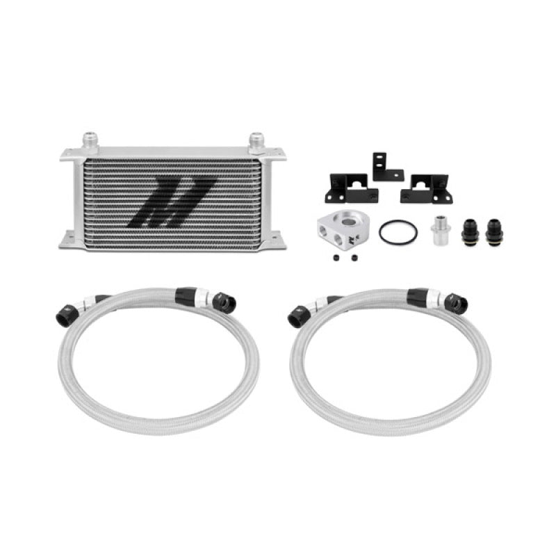 Load image into Gallery viewer, Mishimoto 07-11 Jeep Wrangler JK Oil Cooler Kit - Silver

