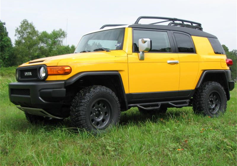 Load image into Gallery viewer, N-Fab Nerf Step 06-17 Toyota FJ Cruiser SUV 4 Door - Tex. Black - W2W - 2in
