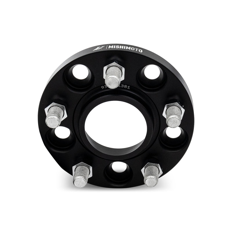 Load image into Gallery viewer, Mishimoto Wheel Spacers - 5x120 - 67.1 - 15 - M14 - Black
