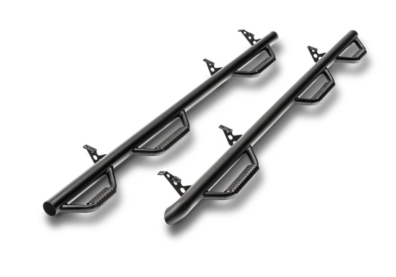 Load image into Gallery viewer, N-Fab Nerf Step 01-06 Chevy-GMC 1500/2500/3500 Crew Cab 8ft Bed - Tex. Black - Bed Access - 3in
