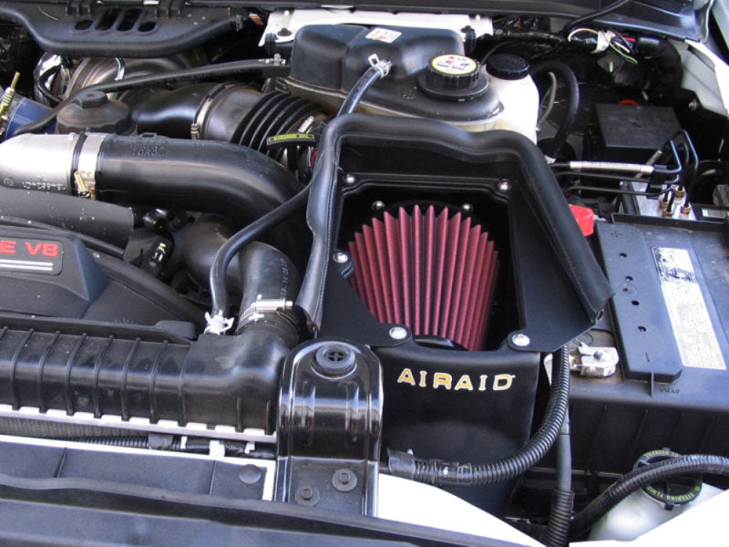 Load image into Gallery viewer, Airaid 03-07 Ford Power Stroke 6.0L Diesel MXP Intake System w/o Tube (Oiled / Red Media)
