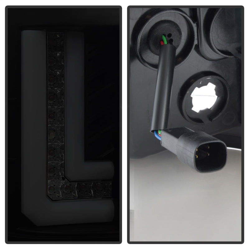 Load image into Gallery viewer, Spyder GMC Sierra 2016-2017 Light Bar LED Tail Lights - Black Smoke ALT-YD-GS16-LED-BSM
