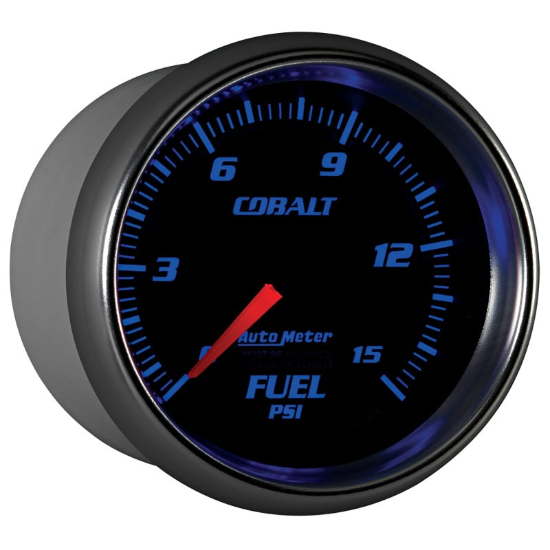 Load image into Gallery viewer, Autometer Cobalt 2-5/8in  Mechanical Fuel Pressure Gauge 0-15 PSI
