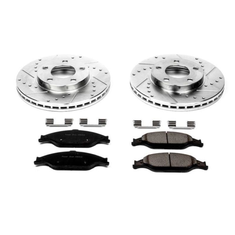 Load image into Gallery viewer, Power Stop 99-04 Ford Mustang Front Z23 Evolution Sport Brake Kit
