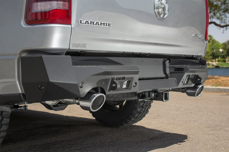 Load image into Gallery viewer, Addictive Desert Designs 2019 Ram 1500 Hammer Stealth Fighter Rear Bumper w/ 6 Sensor Cutouts

