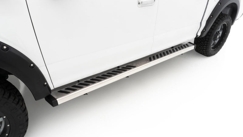 Load image into Gallery viewer, Lund 15-18 Ford F-150 SuperCab Summit Ridge 2.0 Running Boards - Stainless
