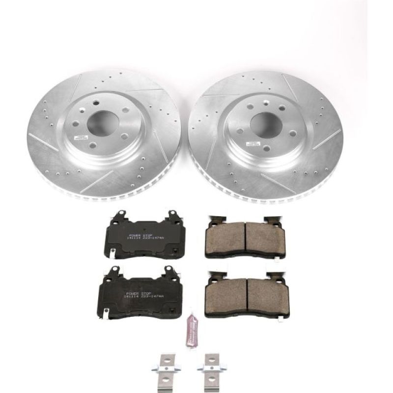 Load image into Gallery viewer, Power Stop 14-19 Chevrolet Corvette Front Z23 Evolution Sport Brake Kit
