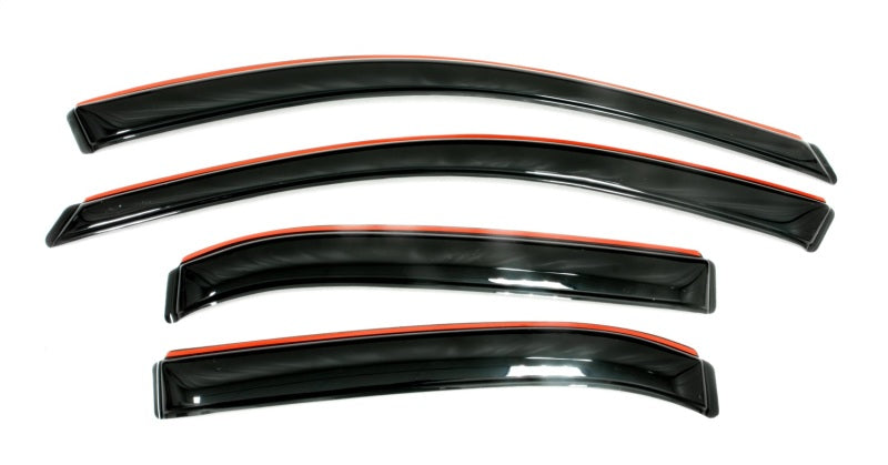 Load image into Gallery viewer, AVS 15-18 Chevy Colorado Crew Cab Ventvisor In-Channel Front &amp; Rear Window Deflectors 4pc - Smoke
