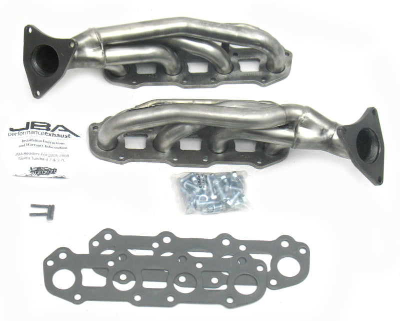 Load image into Gallery viewer, JBA 07-09 Toyota 4.7L V8 1-1/2in Primary Raw 409SS Cat4Ward Header
