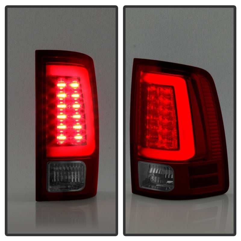 Load image into Gallery viewer, Spyder 13-14 Dodge Ram 1500 LED Tail Lights - Red Clear ALT-YD-DRAM13V2-LED-RC
