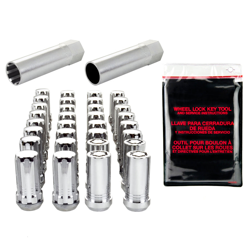 Load image into Gallery viewer, McGard SplineDrive Tuner 8 Lug Install Kit w/Locks &amp; Tool (Cone) M14X1.5 / 1in. Hex - Chrome
