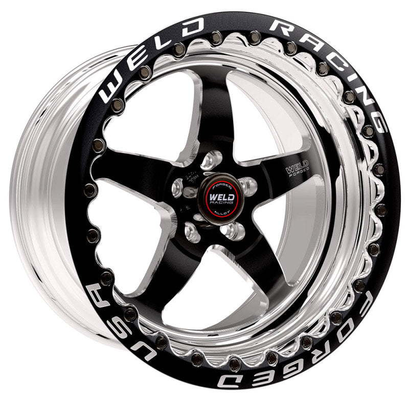 Load image into Gallery viewer, Weld S71 17x10.5 / 5x115mm BP / 6.7in. BS Black Wheel (High Pad) - Black Single Beadlock MT
