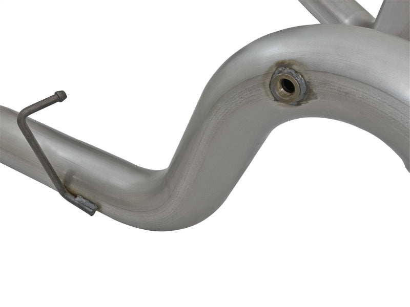 Load image into Gallery viewer, aFe LARGE Bore HD 4in Dual DPF-Back SS Exhaust w/Polished Tip 16-17 GM Diesel Truck V8-6.6L (td) LML
