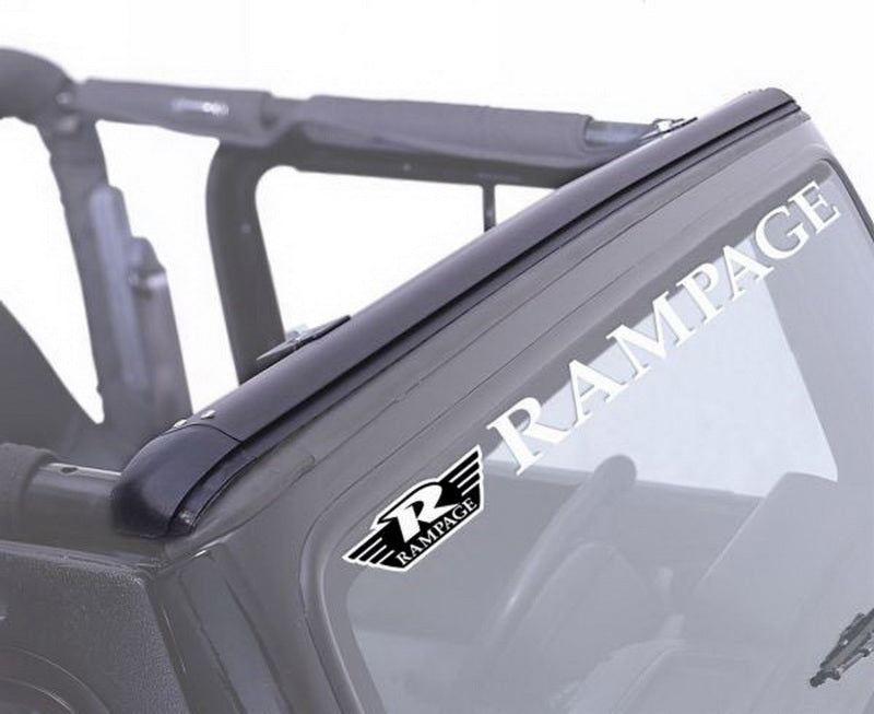 Load image into Gallery viewer, Rampage 1997-2006 Jeep Wrangler(TJ) Windshield Channel - Black
